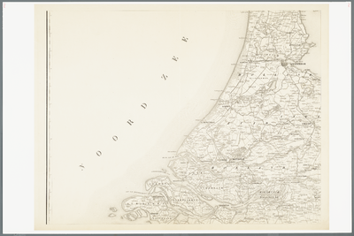 1e43 Nieuwe Etappe-Kaart van het Koningrijk der Nederlanden op de Schaal van 1:200,000, 1848