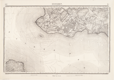 1e9 Topographische en Militaire Kaart van het Koningrijk der Nederlanden : 15 Stavoren, 1850-1864