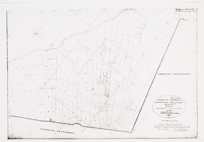 1f105(3) Gemeente Wervershoof, gedeelte Zwaagdijk : Sectie D genaamd Boksweide, 1823