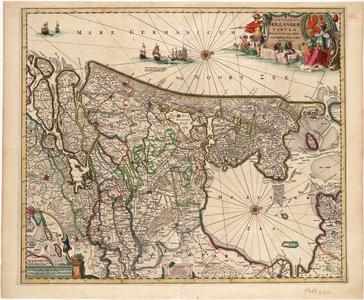 1f118 Comitatus Hollandiae Tabula Denuo in lucem edita, 1700?