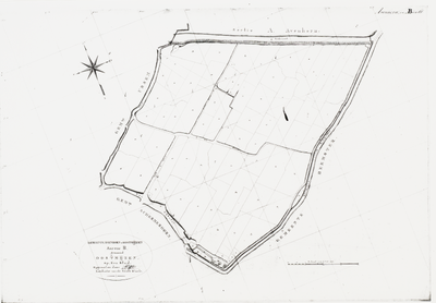 1f12 Gemeente Avenhorn & Oostmijzen : Sectie B genaamd Oostmijzen, 1823