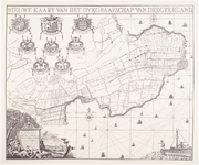 1f132 Nieuwe kaart van het dijkgraafschap Dregterland, 1775