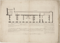 1f134 Plan des appartements tendus de noir,... etc., ca. 1752