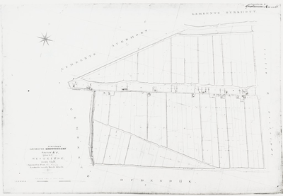 1f14 Gemeente Grosthuisen : Sectie A genaamd Westeinde, 1823