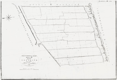 1f21(1) Gemeente Berkhout & Baarsdorp : Sectie D genaamd Oosteind, 1823