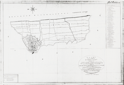 1f32 Kaart van de gemeente Enkhuizen : Opgemaakt in den Jare 1823, 1823
