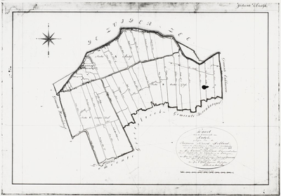 1f5 Kaart van de Gemeente Andijk : opgemaakt in den jare 1826, 1826