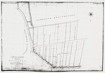 1f74(1) Gemeente Oudendijk : Sectie A genaamd Beschoot, 1823