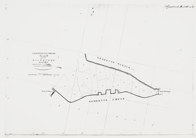 1f81(2) Gemeente Spanbroek : Sectie B genaamd Buitendijk, 1826