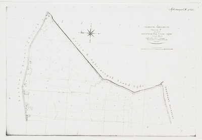 1f87(1) Gemeente Sijbecarspel : Sectie C genaamd Benningbroek Noord Zijde, 1826
