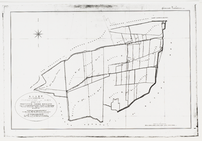 1f94 Kaart van de gemeente van Venhuizen en Hem : Opgemaakt in den Jare 1826, 1826
