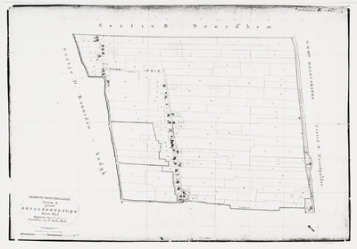 1f99(1) Gemeente Venhuizen en Hem : Sectie E genaamd Benoorden Kadijk, 1826
