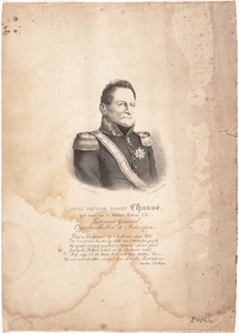 1g27 David Hendrik Baron Chassé : Groot-kruis van de Militaire Willemsorde, Luitenant Generaal Opperbevelhebber te ...