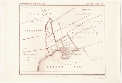 1g50 Provincie Noord-Holland : gemeente Hoorn, 1867