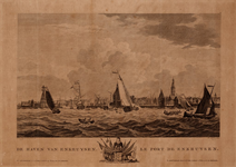 1g90 De haven van Enkhuysen = Le port de Enkhuysen, 1780
