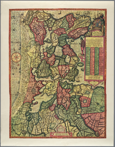 1h7 Caerte Van noorthollant anno 1575 Den 31en Iulij ghedaen ende Wt ghegeeuen dese caerte by myn Joost Iansz, 1575