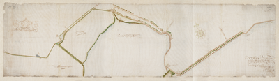 1m8 Kaart van de Westfriese zeekerende dijken... etc., 1638