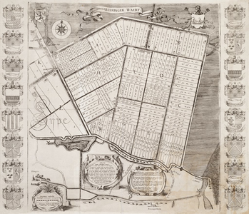 1p14 Chaerte Vande Wieringerwaert, de welcke inden jaere XVIc acht begost is bedijckt te worden, 1611