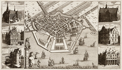 1p4 Hoorn, de hooftstadt van West Vrieslandt, 1648?