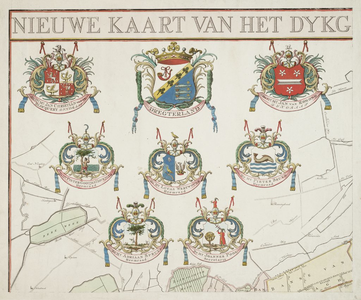 1s1 Nieuwe kaart van het dijkgraafschap Dregterland, 1775