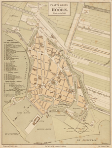 1s69 Platte grond van Hoorn, 189-