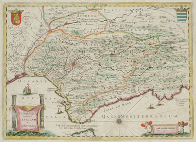 1u8 Andalvzia continens Sevillam et Cordubam, 1680?