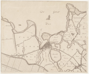 1v48 Kaart van Waterland : Aanwysende de strekking van de Zeedyk en Agterdigting, als meede de Voornaamste Wegen en ...