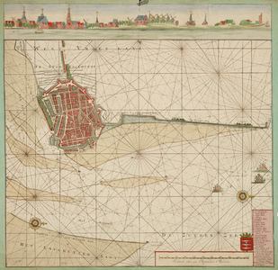4a20 Nieuwe afteekening van alle de banken, canaalen, tonnen en dieptens,... etc., 17-