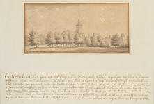 4e44 Oosterleek : hervormde kerk en omgeving, 1744?