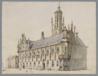 4j105 Stadhuis te Middelburg, 1886