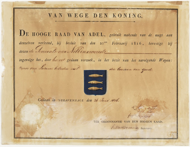 4j2 Gemeentewapen van Nibbixwoud, 1816