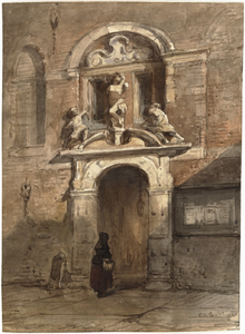 4j49 Doelenpoortje te Hoorn, 1860