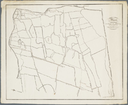 4k2 Kaart aanduidende een ontwerp van afscheiding der gemeene waterloop in de Vier Noorder Koggen, 1829