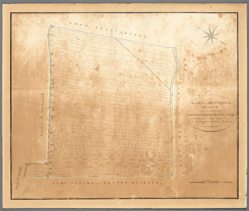 4q11 Kaart van Binnewijzend : Sectie B van de gemeente Westwoud, Binnewijzend en Oudijk, 1824