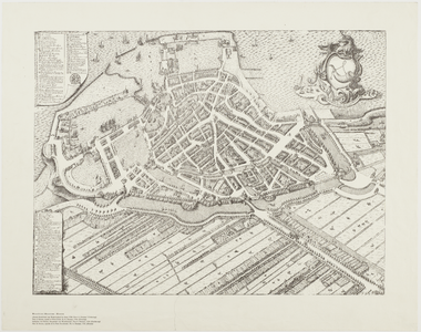 5b4 Hoorn Hooft-Stad van Westvriesland In Ao. 1794, 1794