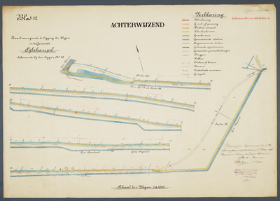 5h17 Kaart aanwijzende de ligging der Wegen in de Gemeente Sijbekarspel : Behoort bij den Ligger der Wegen, 1916/1917