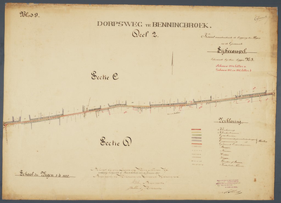 5h9 Kaart aanduidende de ligging der wegen in de Gemeente Sijbecarspel : Behoort bij den Ligger der Wegen, 1895