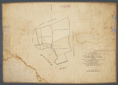5m1 Kaart van de gemeente van Schellinkhout : Opgemaakt in den Jare 1824, 1824