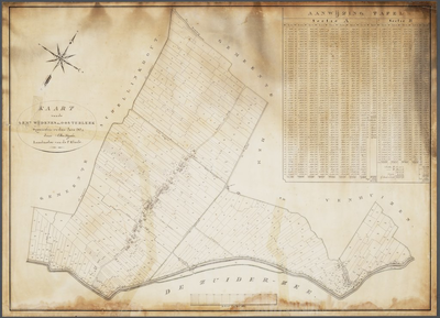 5m11 Kaart van de Gemeente Wijdenes en Oosterleek : Opgemeten in den Jare 1824, 1824