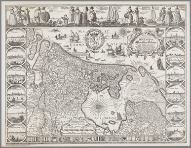 65h100 Comitatus Hollandia = t Graefschap Hollandt, 1608