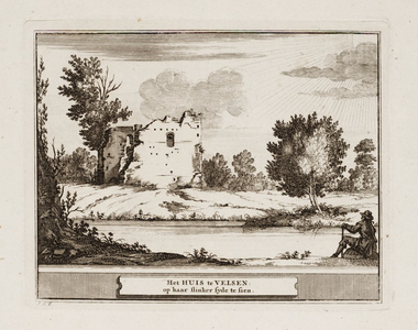 65h49 Het Huis te Velsen : op haar slinker syde te sien, 17-