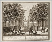 65h51 De Schans, de Lustplaetze van den Ed. Achtb. Heer François van Haringkaspel, Schepen te Amsterdam,..., ca. 1700