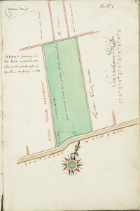 65j208(2) Kaartboek van de Huiszittende Armen der stad Hoorn : Nomber 2 : Cromme-weyd, 1603