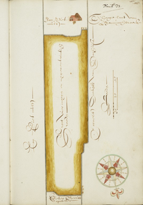 65j208(32) Kaartboek van de Huiszittende Armen der stad Hoorn : Nomber 32 : 't Hooge Lant van Benninghbroeck, 165-?