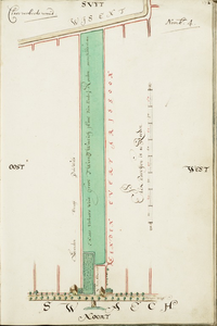 65j208(4) Kaartboek van de Huiszittende Armen der stad Hoorn : Nomber 4 : Claes Verbeets woud, 1603