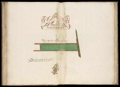 65j209(30) Kaartboek van de landerijen in eigendom van het Weeshuis te Hoorn, blad 30, 1647