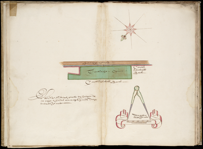 65j209(4) Kaartboek van de landerijen in eigendom van het Weeshuis te Hoorn, blad 4 : 't Weeselantje in Opmeer, 1640