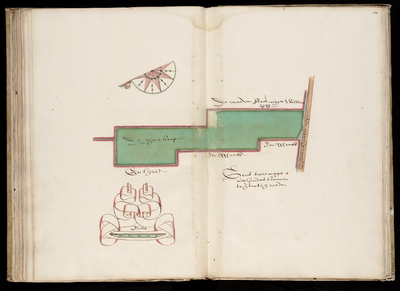 65j209(50) Kaartboek van de landerijen in eigendom van het Weeshuis te Hoorn, blad 50 : De Berekamp, 1647