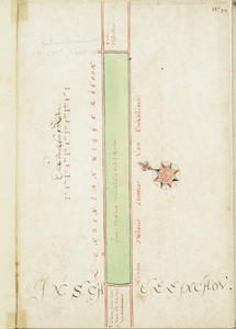 65j211(34) Kaartboek van Kerkenarmenfonds te Hoorn : No. 34 : d' Jardens, 1603