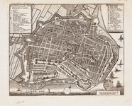65k15 Grondtekening der Stad Enkhuisen, 1743